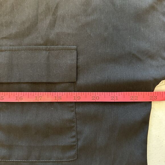 Lulus Women’s Shirt Dress Small Telegraph Route Black Shirt Dress Button Down - Picture 15 of 15